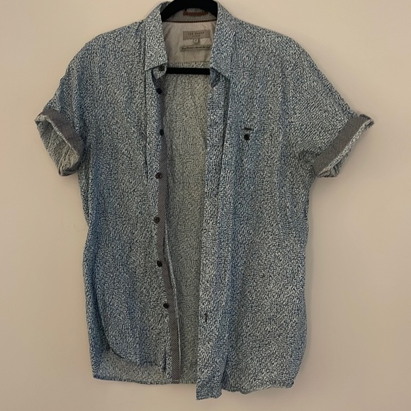 Mens Ted Baker short sleeve shirt - Picture 2 of 6